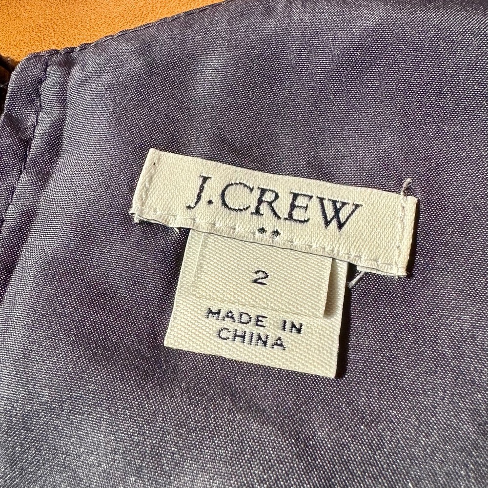 J.Crew Navy Peplum Tank Size 2 - Picture 4 of 5